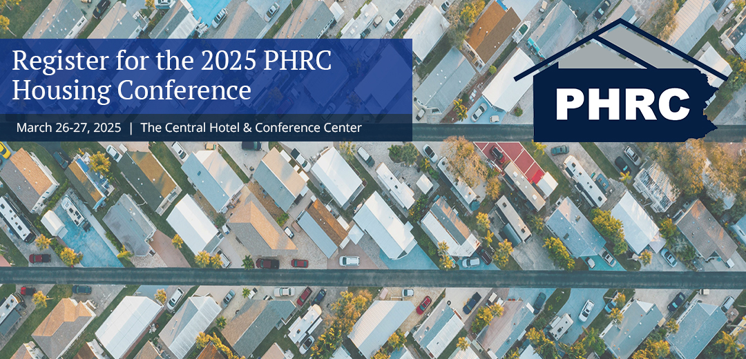 Register for the 2025 PHRC Housing Conference at The Central Hotel & Conference Center in Harrisburg, PA